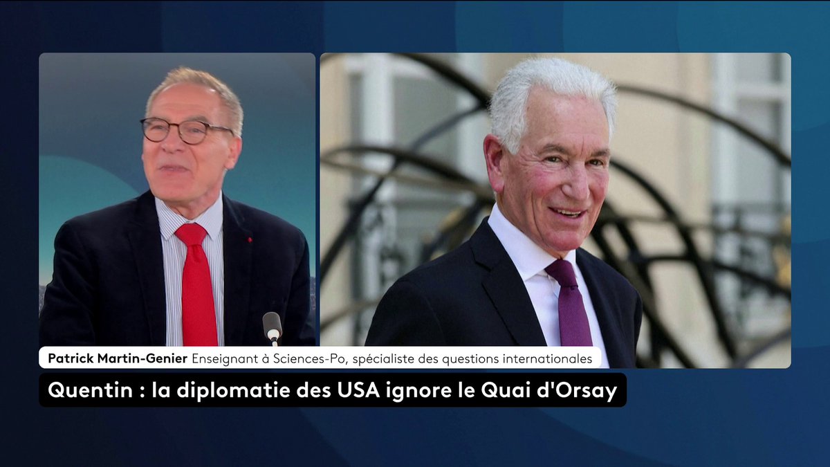 🔴 🗣️ Ambassadeur américain convoqué par Paris : "Ce monsieur n'a plus rien à faire à Paris, parce qu'il montre qu'il casse tous les codes diplomatiques", considère Patrick MartinGenier, spécialiste des questions internationales. Loïc de La Mornais #SurLeTerrain #Canal16
