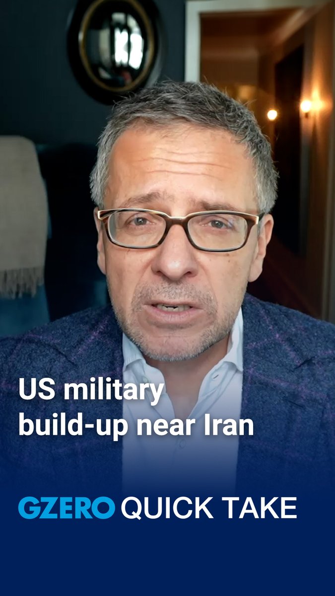 us buildup complete. iran dug in. allies (of both) on the sidelines. this is no longer about talks. it’s about timing. GZERO Media