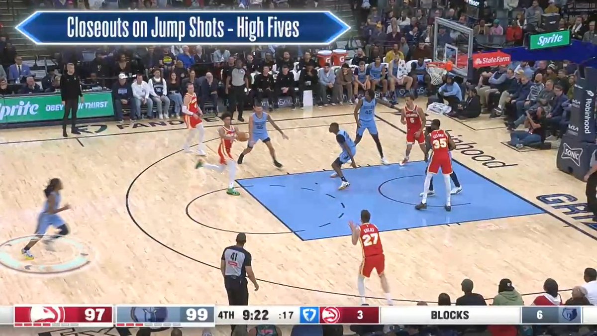 See below for the latest 2025-26 Points of Emphasis video (narrated by SVP, Head of Referee Development and Training Monty McCutchen), which provides updated examples and guidance regarding Closeouts on Jump Shots (High Fives, Landing Space) and Straight-Line Pathway Plays: