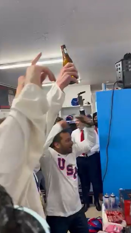 FBI Director Kash Patel was spotted chugging beer and spraying it over the U.S. hockey team after they won gold at the Winter Games. A spokesperson for ex-Attorney General Merrick Garland said it best: 'There was a threat at the president’s residence at MAL, Americans in Mexico are facing major threats by cartel members, Nancy Guthrie is still missing, and our FBI Director thinks he’s a frat bro?!'