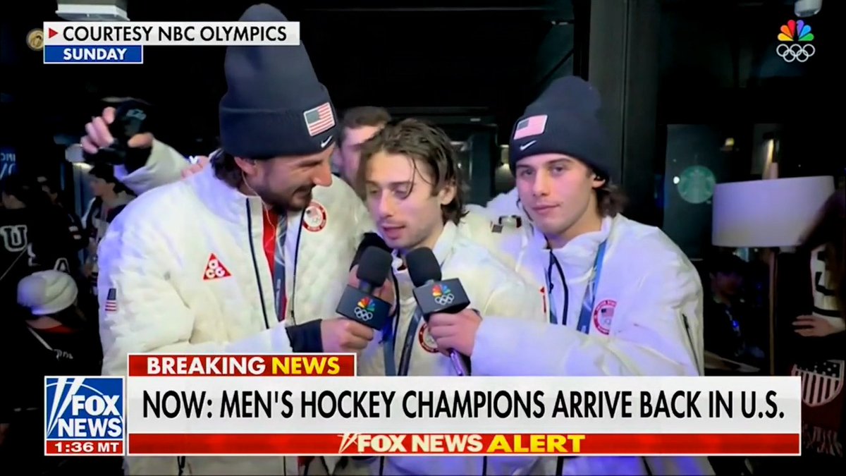 WELCOME HOME TO OUR ALL-AMERICAN OLYMPIC CHAMPIONS! “I want to thank our troops for allowing us to play this game.” 🇺🇸