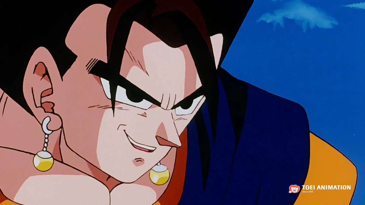 Tras fusionarse, Goku y Vegeta enfrentan a Majin Buu. 💥 ¿Cuál es tu pelea favorita de Majin Buu? 🔮🐉 #DragonBallZ #Goku #Vegeta #MajinBuu
