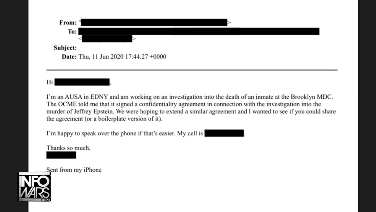 HUGE EPSTEIN DEVELOPMENT: DOJ Document Proves That The Federal Government Considered Jeffrey Epstein's Death To Be 'Murder' & Not Suicide!