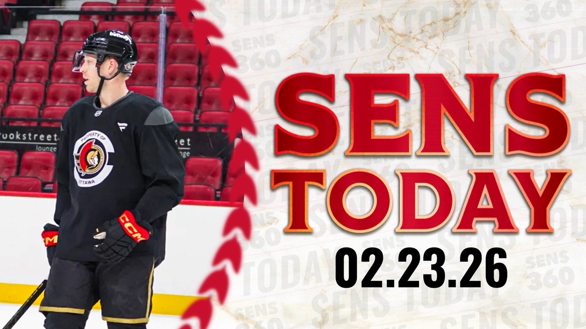 With the Olympics in the rear view mirror, #Sens forward returned to practice today. Jackson Starr had a chance to catch up with him about his experience and gearing up for the end of season stretch in Sens Today 📺