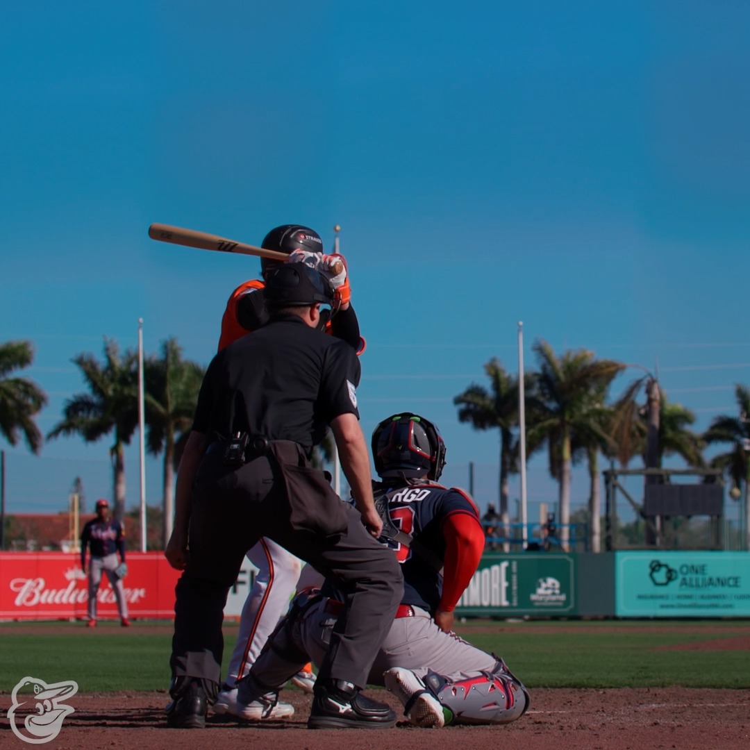 Vance Honeycutt launched this two-run bomb for his first home run of Spring Training 💥