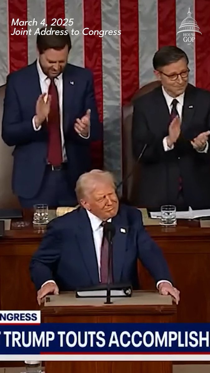 President Trump is leading the American comeback! The State of the Union is STRONG and getting STRONGER. 🇺🇸 Tune in tomorrow at 9:00 PM ET.
