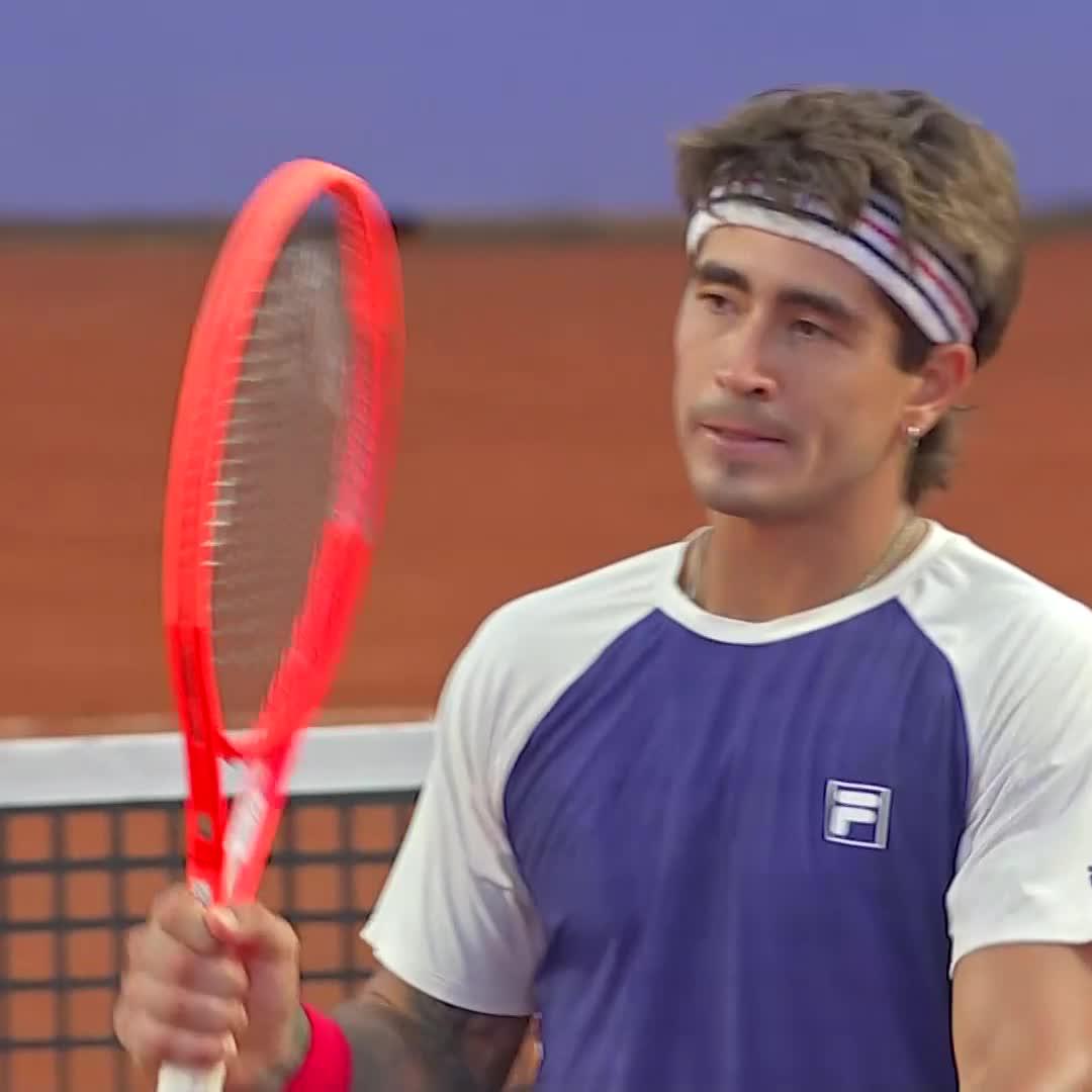 Held off the comeback ✋ Comesana saves a MP in the third to battle past the 2022 champ 6-4 2-6 7-6! #ChileOpen Fran Comesaña