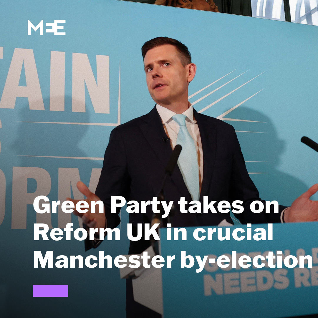 Middle East Eye has spoken to Sarah Pochin and Green Party candidate Hannah Spencer as tensions escalate in the Gorton and Denton by-election.