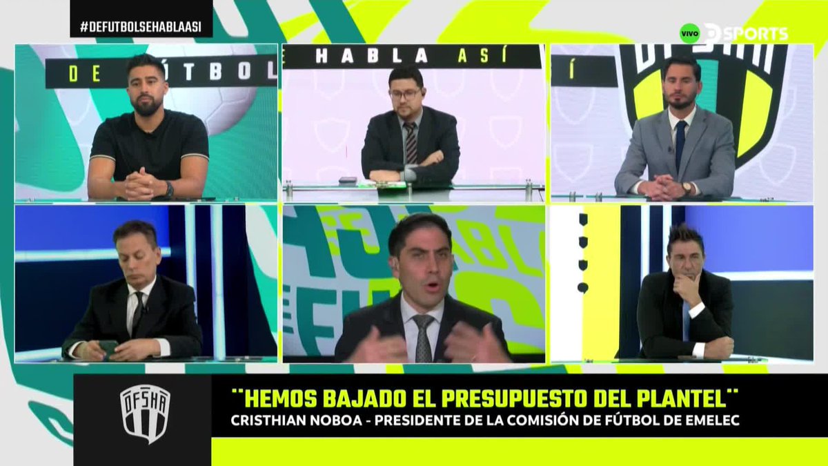 “NUESTRO OBJETIVO ES CLASIFICAR EN EL PLANO INTERNACIONAL” 🎙️ Cristhian Noboa habló sobre el plan de Emelec para esta temporada. #DeFútbolSeHablaAsí
