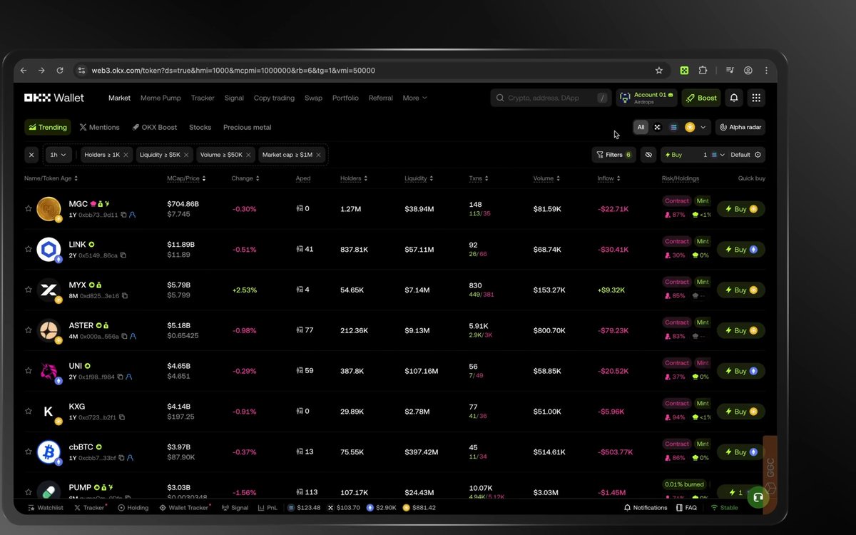 Don't let those tiny token leftovers clutter your account. Use Dust Converter to merge them into one asset and clean up your @Wallet instantly.
