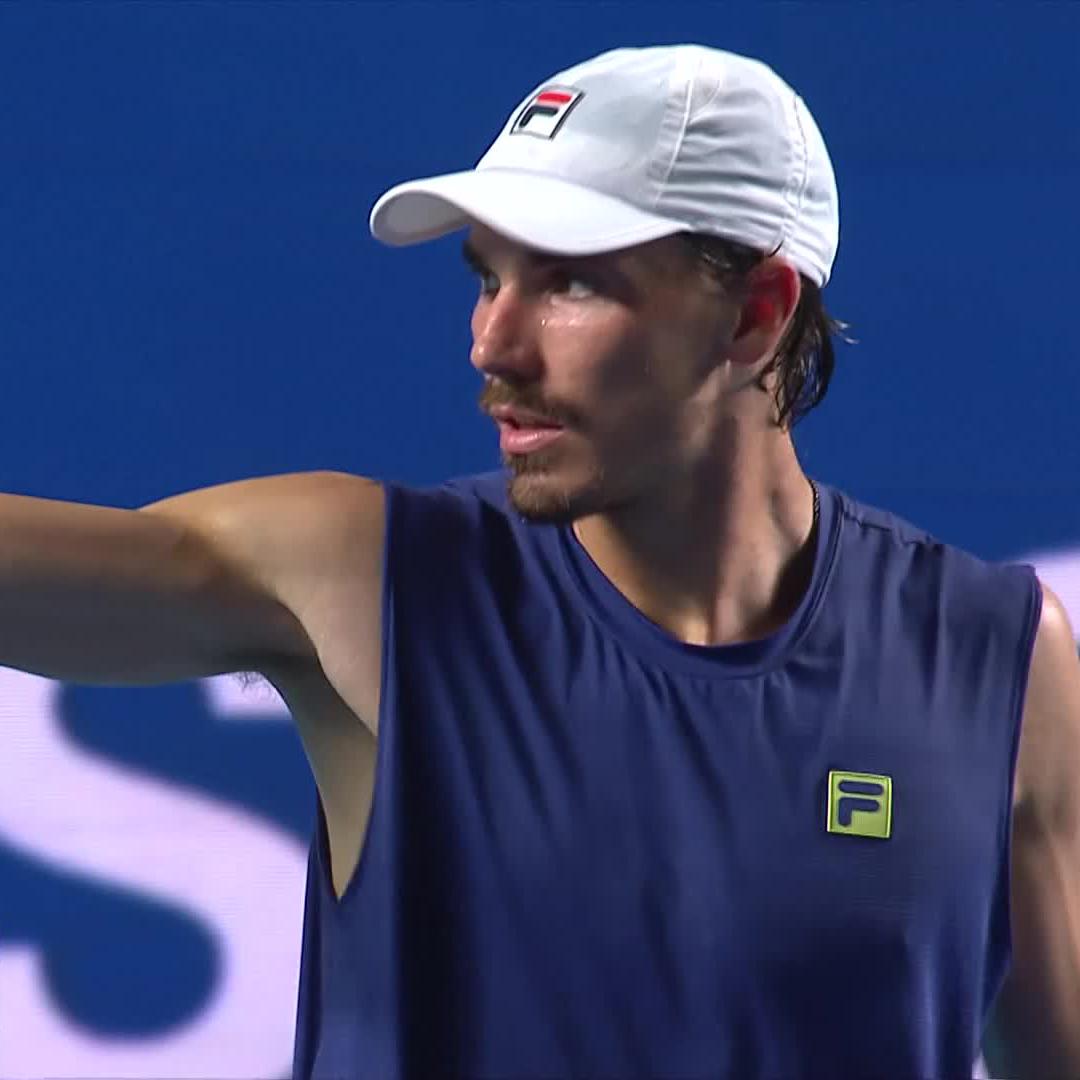 The Demon SLAYER 😈 World No. 103 Patrick Kypson STUNS two-time Acapulco champion De Minaur 6-1 6-7 7-6 to secure the biggest win of his career! #AMT2026