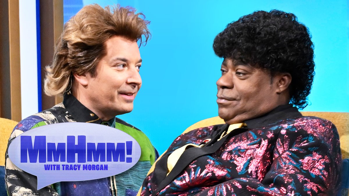 MmHmm Talk Show with Tracy Morgan! #FallonTonight