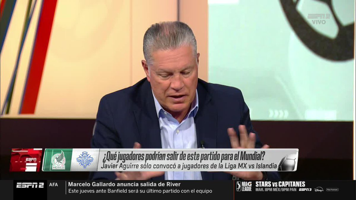 "ESTE PARTIDO ES MUY ÚTIL, TODO LO QUE VENGA DE AQUÍ AL MUNDIAL ES FUNDAMENTAL" 🇲🇽 Ricardo Peláez habló sobre la importancia del partido de México ante Islandia. 𝗡𝗼 𝘁𝗲 𝗽𝗶𝗲𝗿𝗱𝗮𝘀 𝗙𝘂𝘁𝗯𝗼𝗹 𝗣𝗶𝗰𝗮𝗻𝘁𝗲 𝗽𝗼𝗿 𝗘𝗦𝗣𝗡 𝘆 #𝗗𝗶𝘀𝗻𝗲𝘆𝗣𝗹𝘂𝘀. 📺