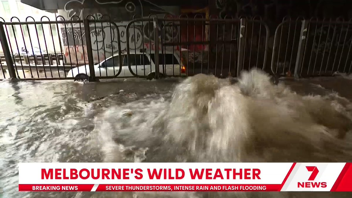 DEVELOPING: Melbourne is being smashed by severe weather, with heavy rain causing chaos across the city and suburbs. Drivers have been caught out as roads go under. Around the Macedon ranges, close to 40 mm of rain was recorded in just over an hour. Ainsley Koch Tyra Stowers Jane Bunn