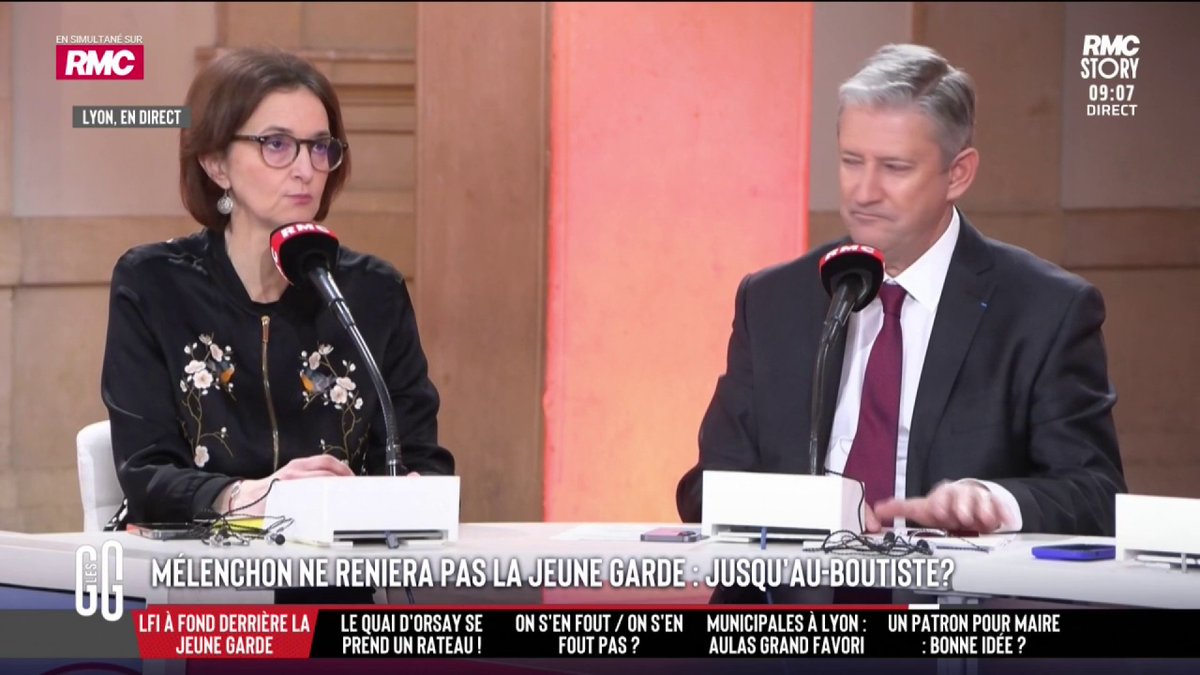 Mélenchon : "Nous ne renierons pas nos amis et camarades de la Jeune Garde". Jusqu’au-boutiste ? 🎙️ Barbara Lefebvre : "Je crois que Jean-Luc Mélenchon a une stratégie, maintenant, à la Dieudonné" #GGRMC