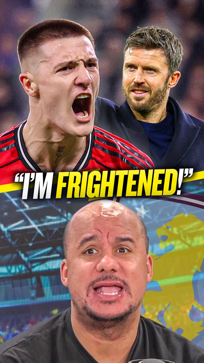 😱 "I am frightened... they're catching us!" Gabby Agbonlahor admits #MUFC have him scared for #AVFC's position in the Premier League! 👀