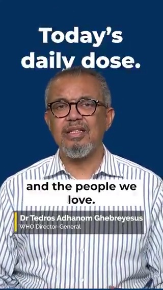 Vaccines save lives and have protected millions of people. Choosing to vaccinate is a simple step to safeguard your health and that of your loved ones. Check out today’s daily dose by Tedros Adhanom Ghebreyesus