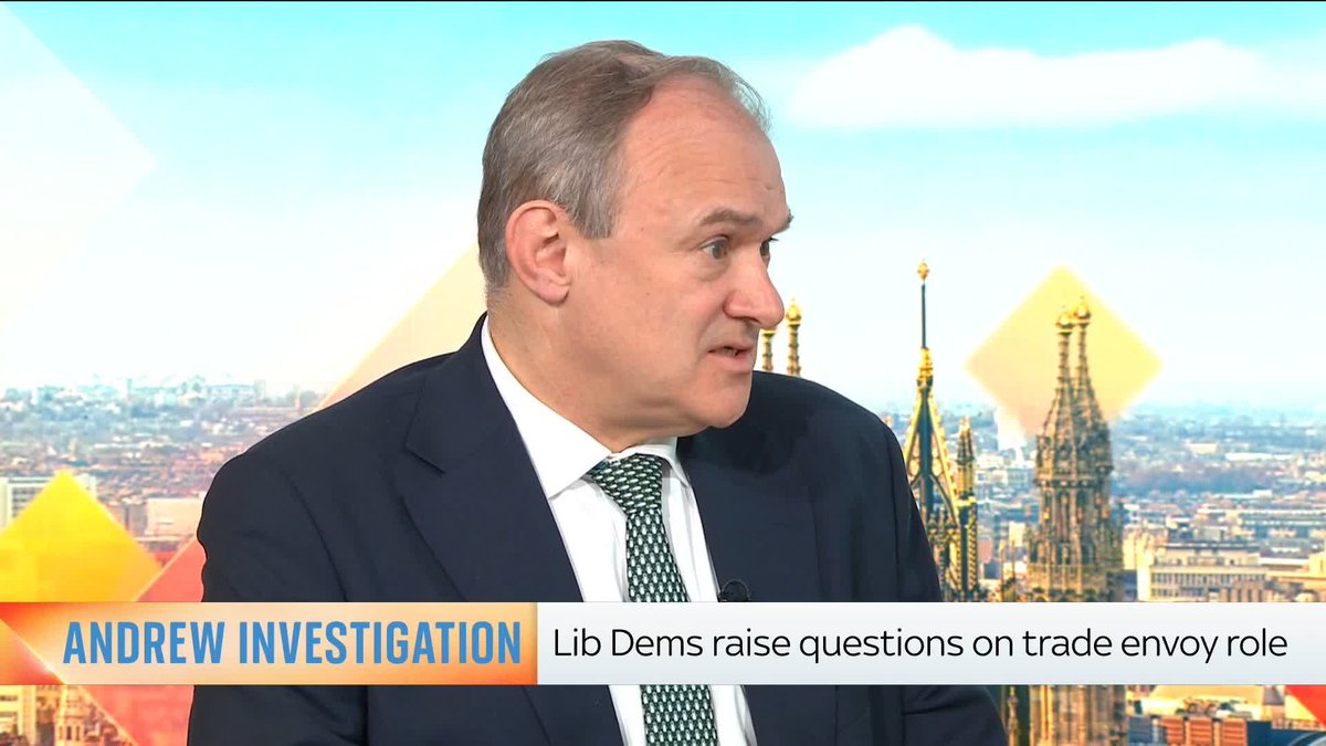 Speaking to Sophy Ridge, Lib Dem leader Ed Davey questions how the govt's new SEND reforms, including the EHCP packages, are going to manage the broad spectrum of disabilities