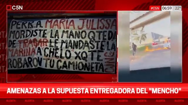 🇲🇽 Colgaron una amenaza dirigida a la supuesta entregadora de "El Mencho" en Jalisco: "Mordiste la mano que te da de tragar" ⚠️ María Julissa, joven influencer mexicana, sería quien habría compartido el paradero del líder del Cártel Jalisco Nueva Generación 📲 Por C5N y en