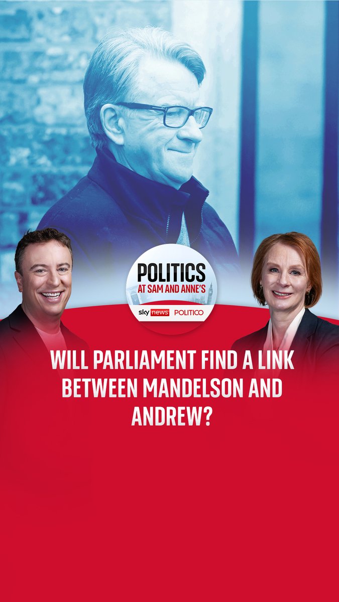 Will Parliament uncover documents linking Peter Mandelson and Andrew Mountbatten-Windsor? Sam Coates Sky and Politico's anne mcelvoy discuss how the Liberal Democrats plan to use parliamentary time to force the government's hand. 🎧