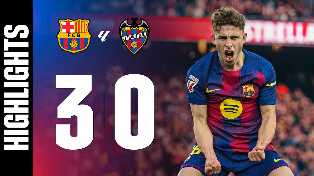 FC BARCELONA 3️⃣-0️⃣ LEVANTE #LaLigaHighlights