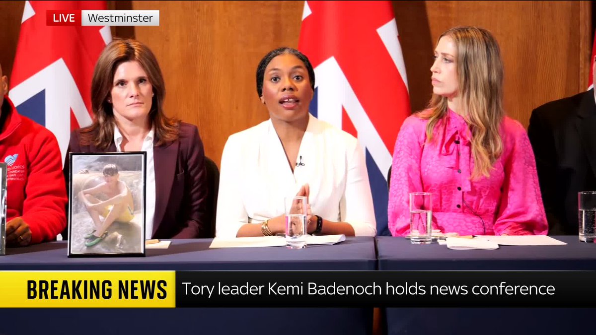 BREAKING: "Social media is for adults, it is not for children." Conservative leader Kemi Badenoch says 'it is about time' the UK imposes a ban on social media for under-16s. 📺 Sky 501, Virgin 602, Freeview 233 and YouTube