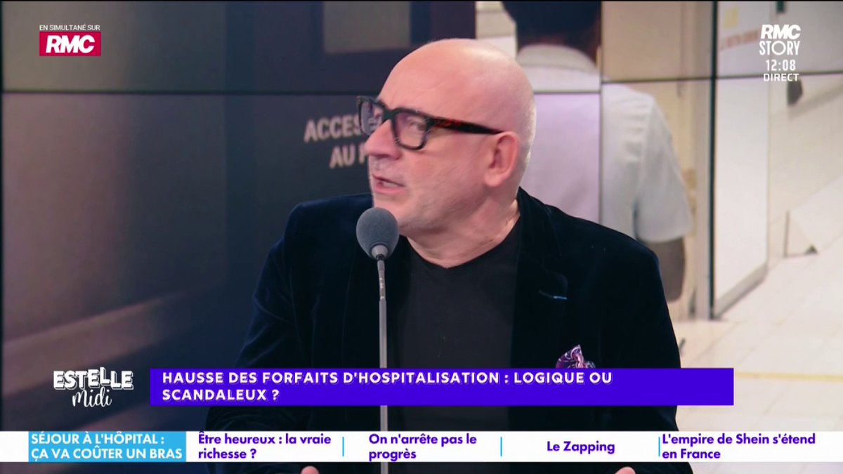 🏥 Hausse des forfaits d’hospitalisation 🎙️ frédéric hermel🇫🇷 : "Mais quel scandale ! On n'a pas baissé les prélèvements sociaux et on va me faire payer plus l'hôpital ! Comment les Français peuvent accepter de payer plus cher si un étranger sans-papiers est soigné gratuitement !"