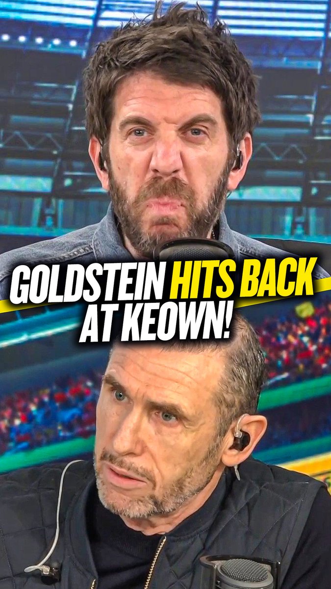 Andy Goldstein wasn't too impressed with Martin Keown's criticism of him... Martin Keown took aim after Andy had a laugh at Arsenal's expense following their 2-2 draw with Wolves 😬