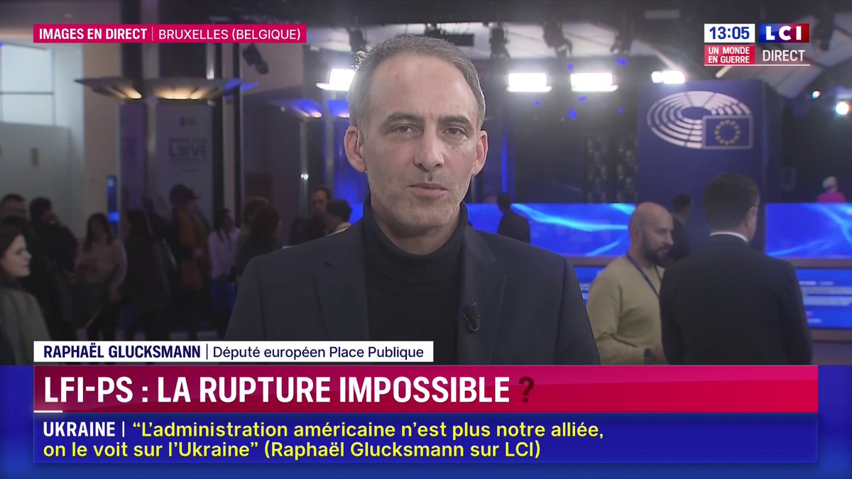 "Aucune alliance, jamais avec La France insoumise, à quelque élection que ce soit", Raphael Glucksmann 📺 Journée spéciale : "Un monde en guerre" sur LCI