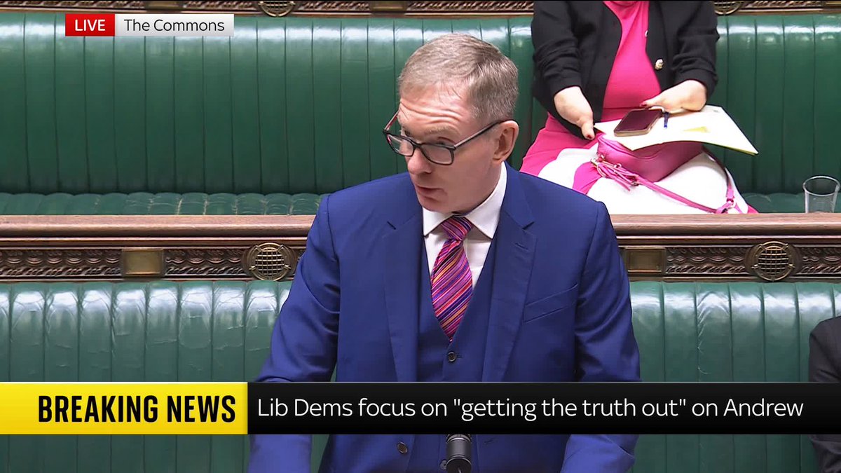 "I welcome the reckoning that is coming to them now." Trade minister Chris Bryant says the government will support the motion to release trade envoy files on Andrew Mountbatten-Windsor. The former prince has denied any wrongdoing. 📺 Sky 501