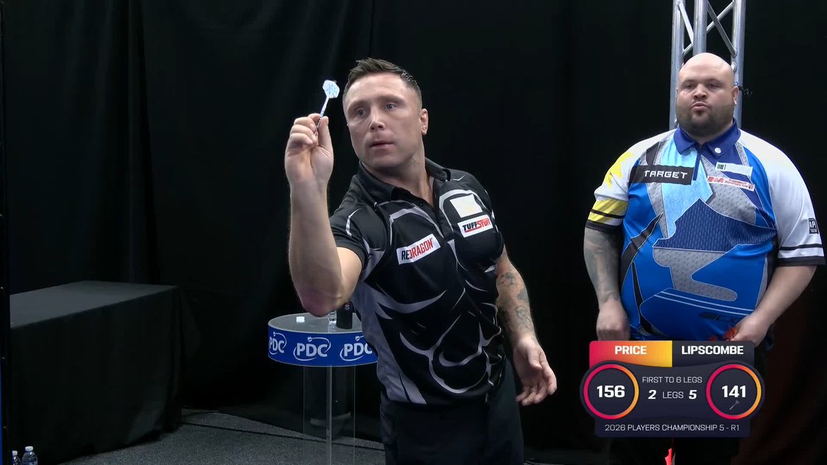LIPSCOMBE PUNISHES PRICE! Top seed Gerwyn Price suffers an early exit in Leicester, as Adam Lipscombe defeats the Welshman 6-2 for the second time on the ProTour this month! 😳 📺 #PC5