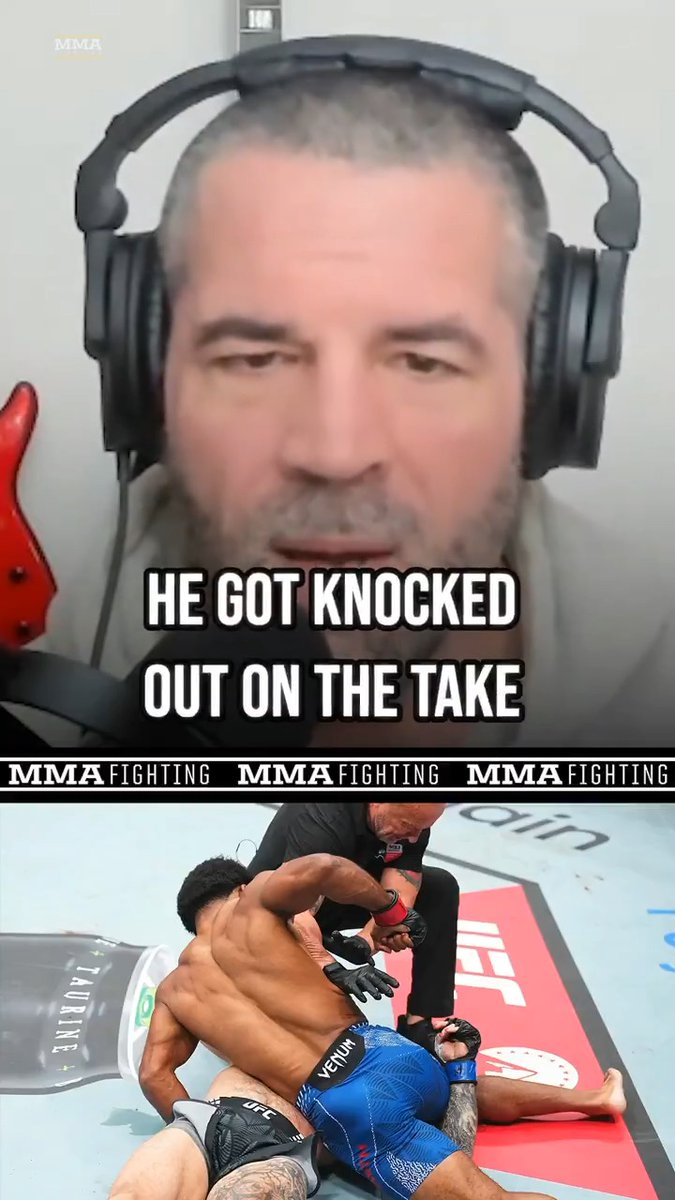 .@iamtheimmortal says Jacobe Smith and referee Kerry Hatley both deserve some blame for the late stoppage at #UFCHouston: "I thought that was a little bit dirty." (🎥 Damon Martin)