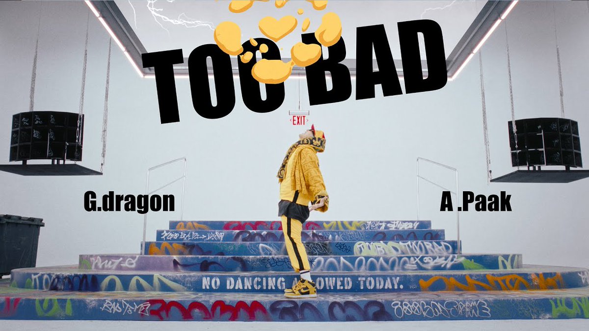 1 year ago today, G-DRAGON released his 3rd Album ‘Übermensch’ with title track ‘TOO BAD’.