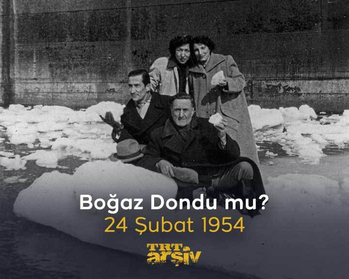 Rivayet odur ki 24 Şubat 1954’te İstanbul Boğazı donmuştur. Peki, bu işin aslı nedir? ❄️ #TRTArşiv