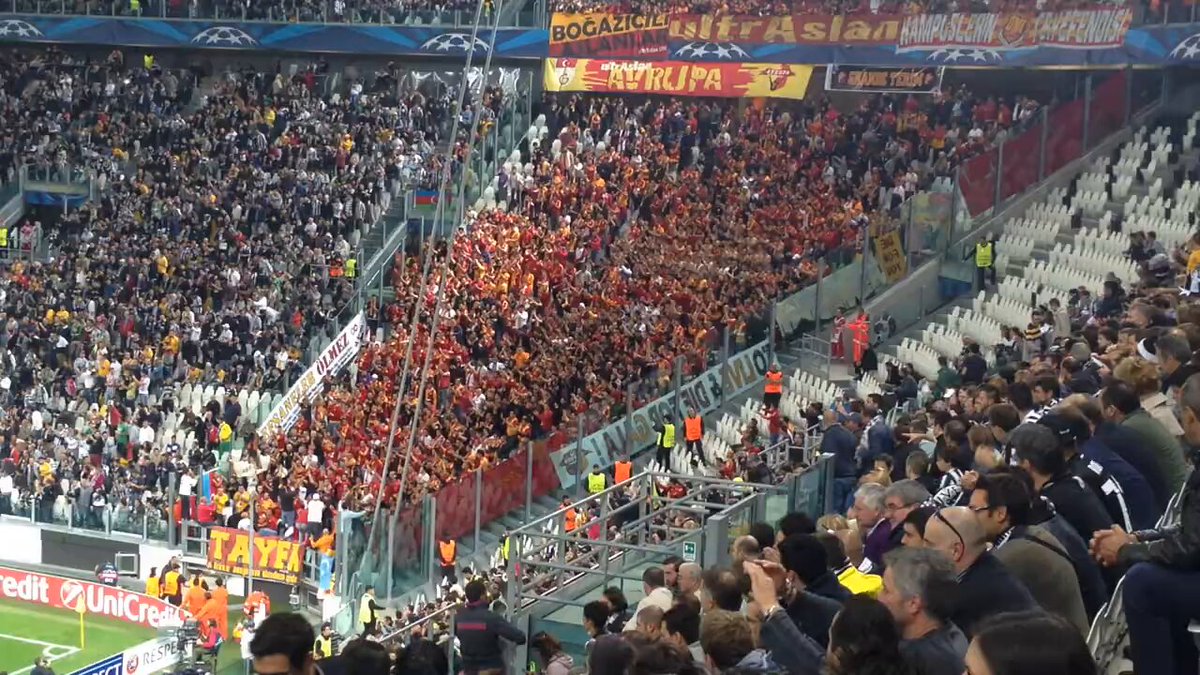 Galatasaray taraftarı, Juventus deplasmanı için satışa çıkan biletlerin tamamını tüketti. Kapalı Gişe! 🦁
