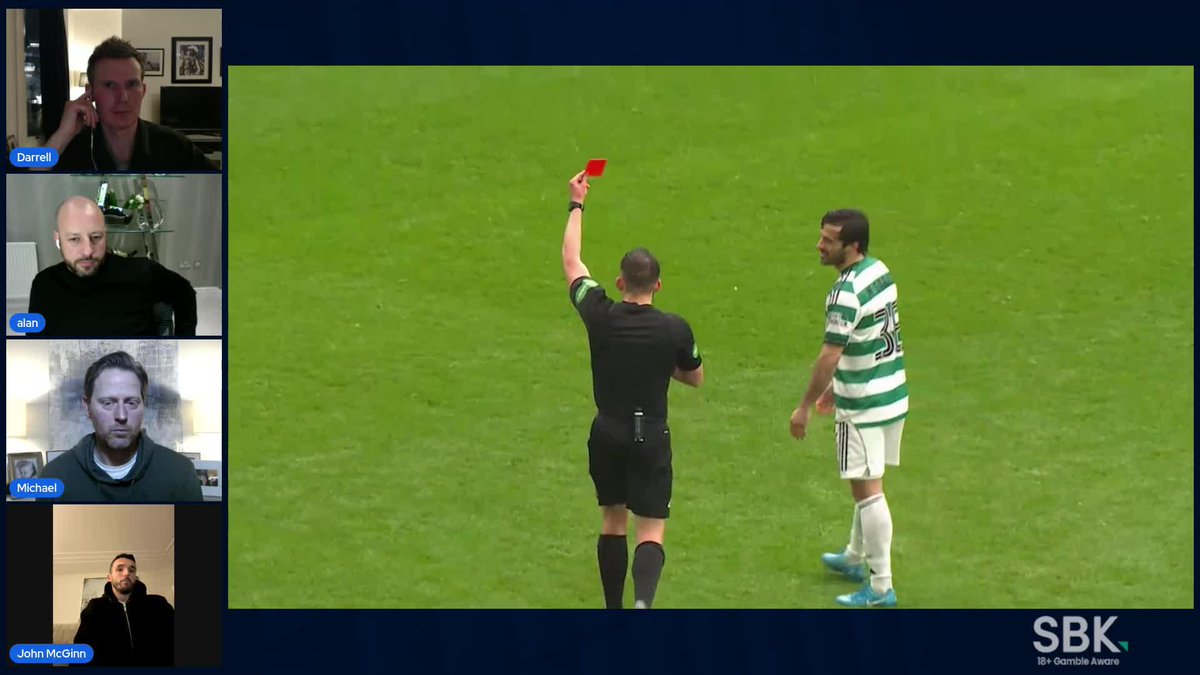 "That can't be a red card... it's a big call and an important call" 🗣️ John McGinn weighs in on Auston Trusty's sending off against Hibernian at the weekend 🟥 Presented by SBK | 18+ | Please Gamble Responsibly