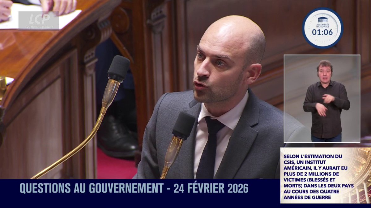 [ 🇫🇷 FRANCE | 🇷🇺 RUSSIE | 🇺🇦 UKRAINE ] 🔸 « C’est une guerre coloniale », affirme Jean‑Noël Barrot à propos de l’invasion russe en Ukraine, estimant qu’il s’agit aussi « d’une guerre contre l’Europe et la démocratie ».