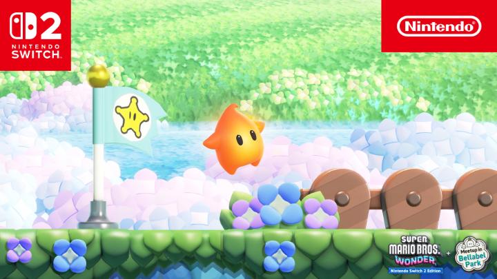Super Mario Bros. Wonder Switch 2 Edition Rosalina and Luma gameplay.
