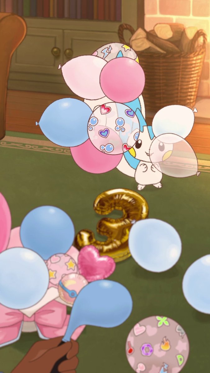 Pachirisu, we need those balloons! 😅🎈 3️⃣ days until #PokemonDay!