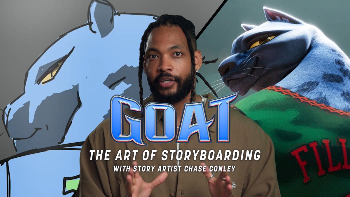 Draw up the play with Chase Conley, Story Artist on GOAT and Director of Roarball Roundup: An Exclusive Interview with the Vineland Thorns. Roarball Roundup was made in partnership with the Kevin Love Fund. Watch the full featurette on ourYouTube. 🎥: