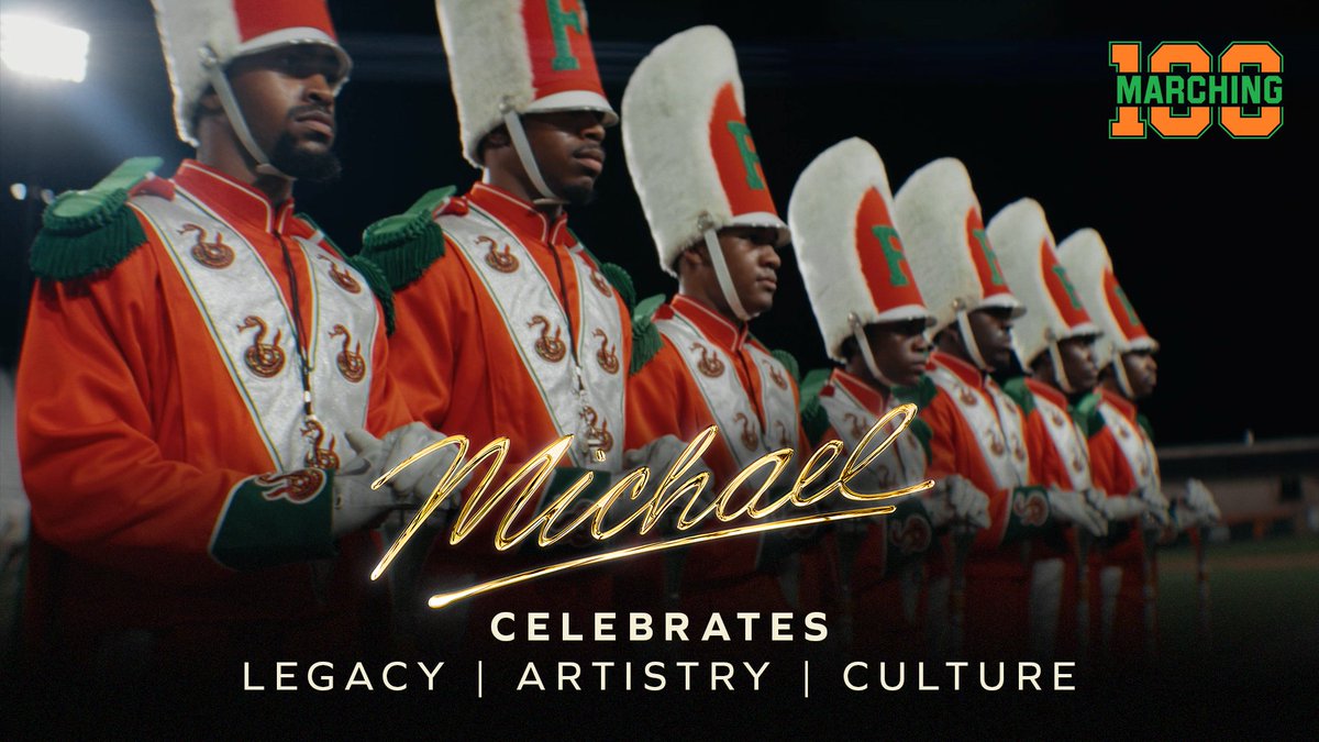Celebrating legacy, artistry, and culture: Florida A&M University’s The Marching “100." Who’s next? #MichaelLegacy #MichaelMovie
