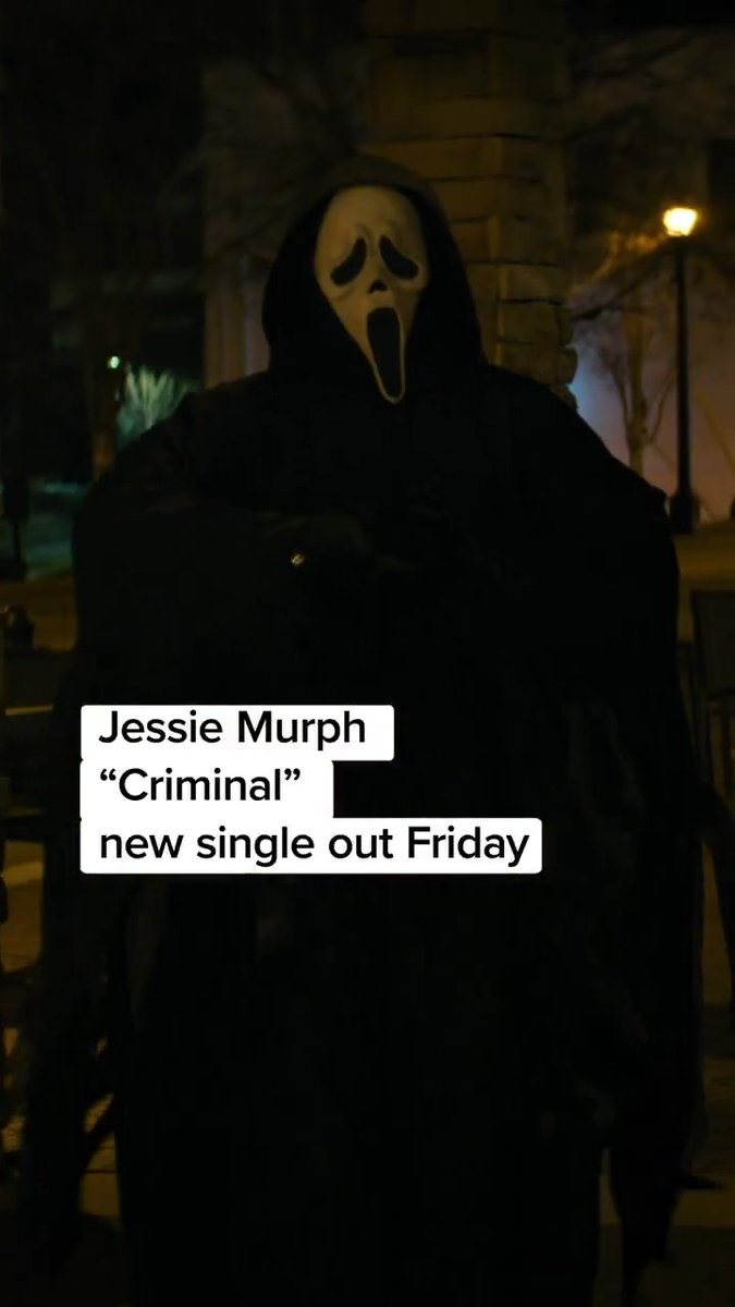 Criminal by Jessie Murph. Out Friday. #Scream7