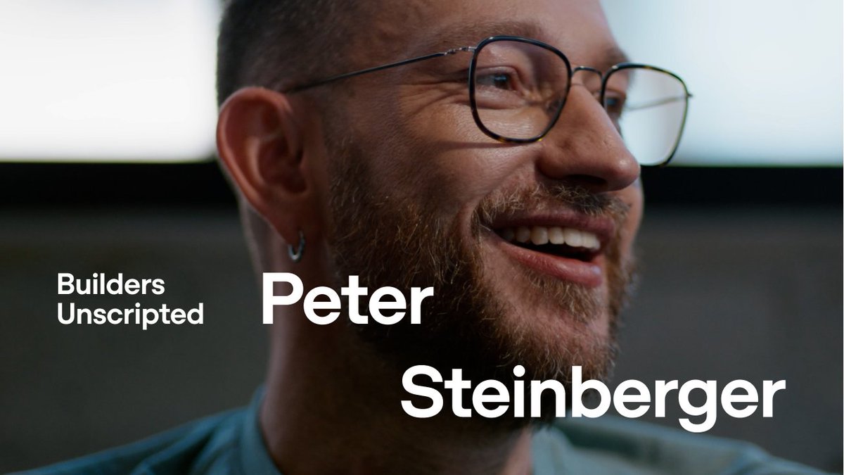 The first episode of Builders Unscripted is live with Peter Steinberger 🦞. Prior to joining OpenAI, Peter sat down with Romain Huet to unpack the journey of building OpenClaw, the power of open source, and how he uses Codex.