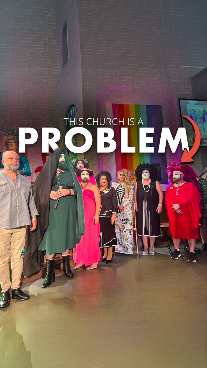 When churches start to support drag queens and other forms of sexual perversion, it can only be the result of them rejecting the foundation of God’s Word.