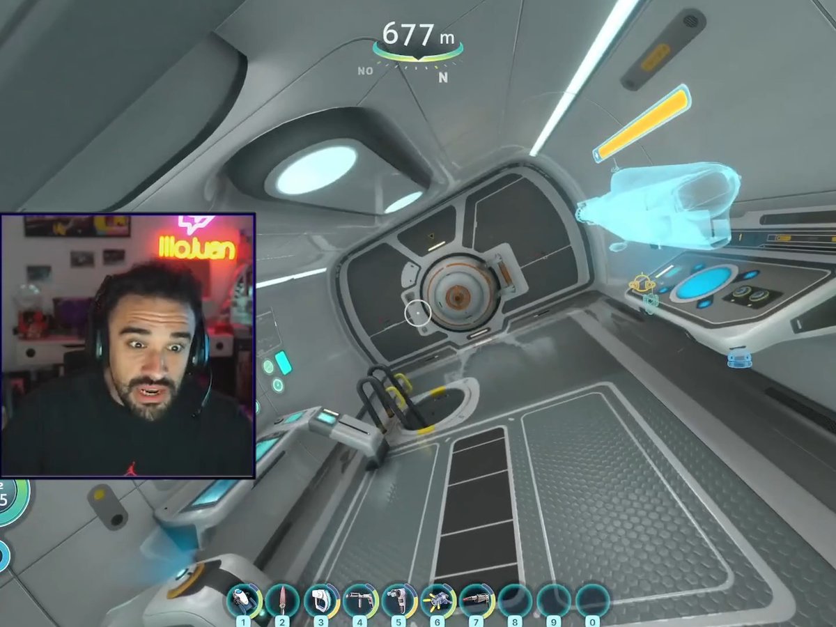 Lo de @Illojuan en el Subnautica ha sido... UNA COSA