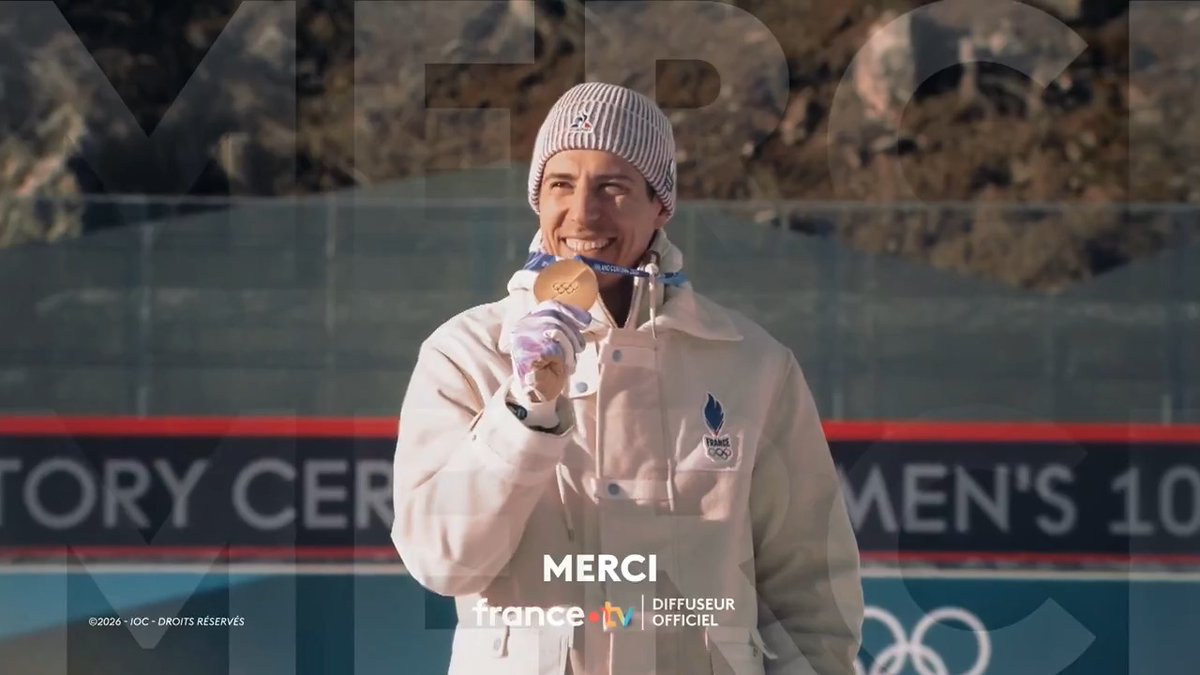 On a vibré ensemble. MERCI ! ❤️ Pour prolonger la magie, on vous donne rendez-vous du 6 au 15 mars pour les Jeux Paralympiques de #MilanoCortina2026.