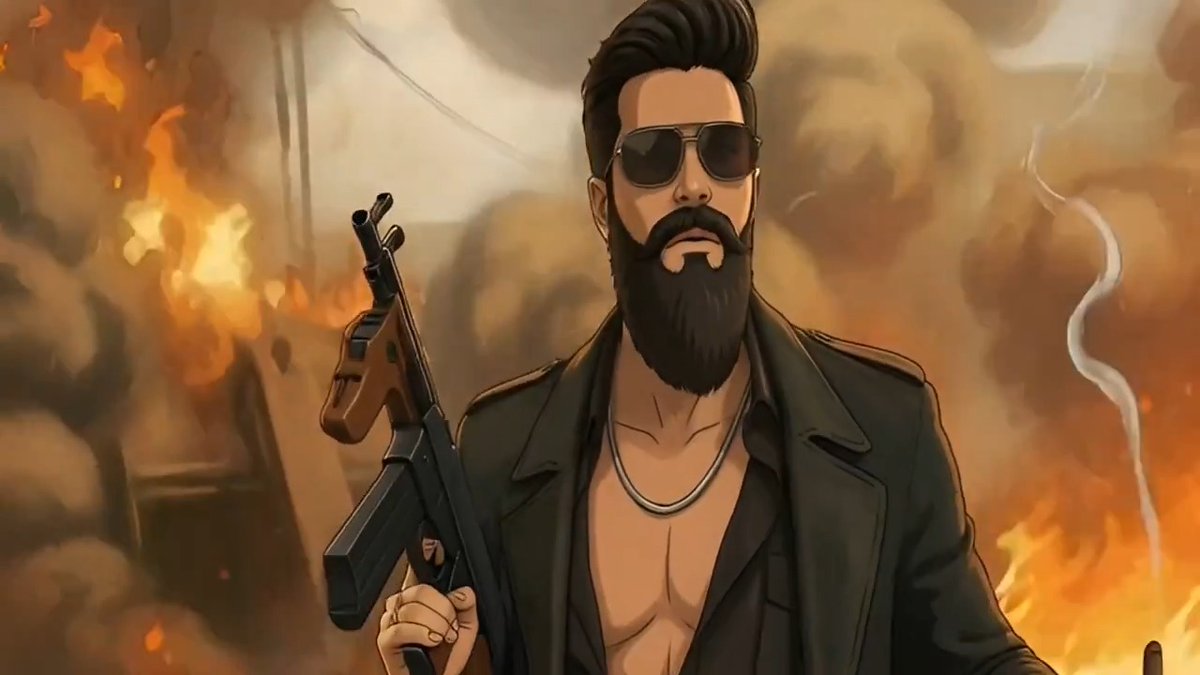 Introduction to RAYA - Animated version 🔥🔥🔥 Yash #Yash #YashBOSS #Toxic #ToxicTheMovie #DaddyIsHome.