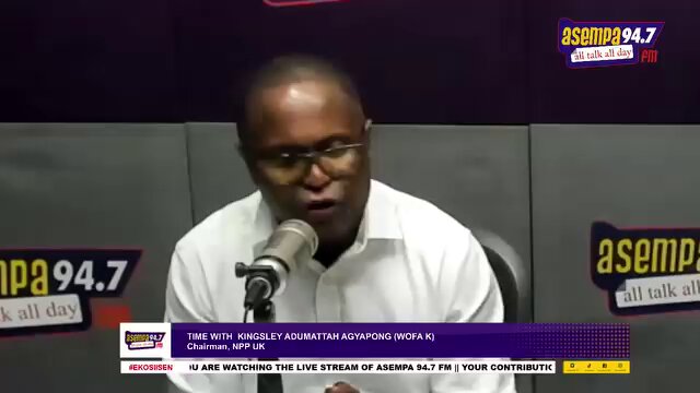 Ghanaians in the diaspora are no longer sending money back home like previous years because NPP lost the 2024 elections. Many of the diasporans warned Ghanaians not to vote against NPP but they chose a different party so most of them are not interested in helping families down home - Kingsley Adumattah Agyapong Chairman, NPP UK #PrimeRakon