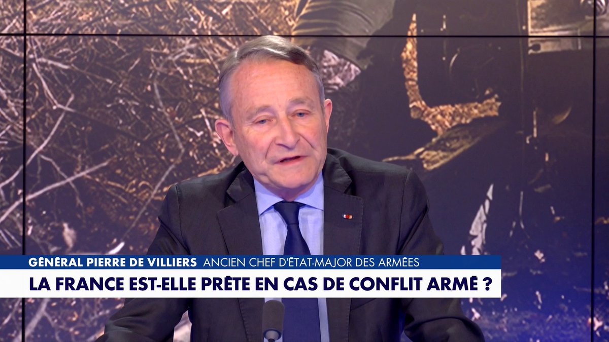 «Il faut se préparer à la guerre», considère le général Pierre de Villiers, dans #Punchline Toute l'info est à retrouver sur