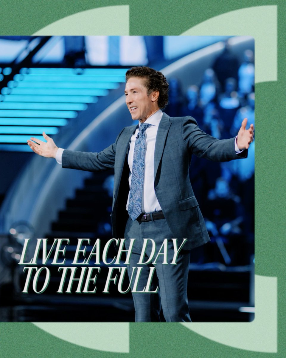 Life happens to us all. Bad moments are inevitable, but bad days are optional. You get to choose what it’s going to be. “It’s a bad moment, but I know God has something better. I know that door wouldn’t have closed if He didn’t have greater things in my future.” Check out this message from Joel! "No More Bad Days":
